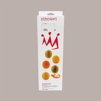 Realistische citrusvrucht siliconen mal voor taartdecoratie, goede kwaliteit, voor binnengebruik, 30x29H35 mm