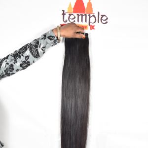 Raw Vietnamese 100% Temple Bundle Processing None <b>Braiding</b> Deep Wave Unprocessed Machine Double Weft Cheap Human <b>Hair</b> <b>Extensions</b> - Product Image 1