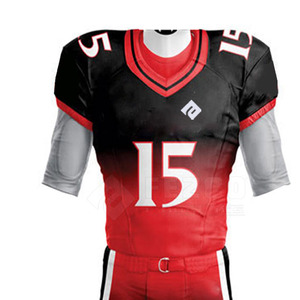 New Arrival American Football Uniform Breathable Sports Wear Lightweight Short Sleeve Sets - Product Image 4