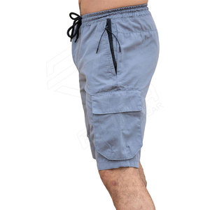 Gran oferta pantalones cortos Cargo de alta calidad para hombre/OEM personalizado al por mayor verano 100% pantalones cortos holgados de algodón para hombre - Product Image 3