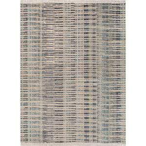 Alfombras de Lana Tejidas a Mano en Beige y Marrón, Estilo Boho, Patrón Tabriz, para el Hogar, para el Pasillo, Rectangulares, para la Entrada - Reb-1719 - Product Image 1