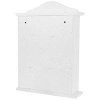 Étagère murale double niveau en bois écologique, moderne, pour clés et outils, idéale pour cuisine et salon, marque distributeur