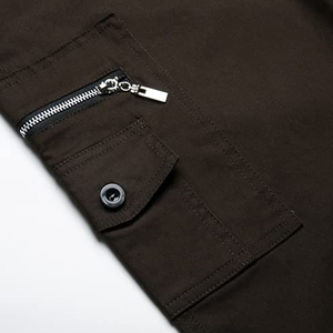Precio al por mayor Pantalones de carga 6 bolsillo Hermoso estirable Diferentes colores Antiarrugas Hombre Pantalones de carga - Product Image 4