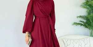 ชุดเดรสมุสลิมสไตล์ Nida ชั้นเดียวระบายอากาศได้ดีชุดสวดมนต์ของผู้หญิง - Product Image 5