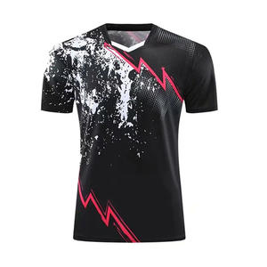 Ensemble de Tenue de Tennis Personnalisée pour Hommes Respirant Anti-UV Séchage Rapide Polyester Spandex Haute Qualité OEM Vente en Gros - Product Image 5