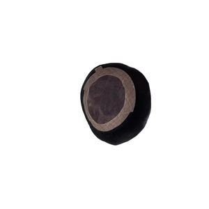 Toupet en cheveux humains à base mono, perruque à base mono, prothèse capillaire en cheveux humains, taz hair bd - Product Image 4