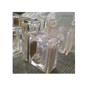 Acrylique diamant rond de serviette porte-serviette en gros forme carrée articles de fête couleur blanche accessoires - Product Image 5