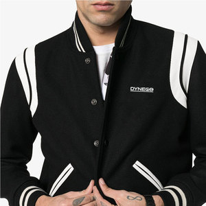 Chaqueta Letterman Casual Personalizada de Súper Calidad, Transpirable, 100% Algodón para Hombre, Diseño Único, Cuello Alto, Temporada de Invierno, Adulto - Product Image 5
