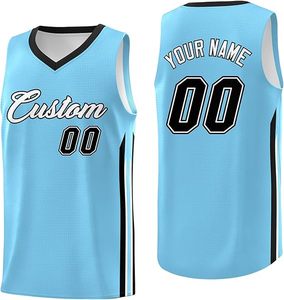 Camiseta de baloncesto personalizable de secado rápido, malla transpirable, logotipo personalizado, nombre del equipo, impresión por sublimación, ropa deportiva de verano - Product Image 4