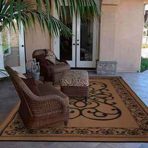 พรมโพลีโพรพิลีนกลางแจ้งอเนกประสงค์เป็นมิตรกับสิ่งแวดล้อมดีไซน์เนอร์เสื่อชายหาดเสื่อกันสาดสำหรับตั้งแคมป์ - Product Image 2