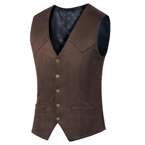 Fashion Wear 2023 gilets en cuir de haute qualité respirant personnalisé bonne qualité Top Design gilet en cuir - Product Image 3