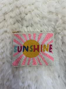 Organisateur de maquillage multifonctionnel et porte-monnaie pour femmes, dernier cri, fermeture éclair, tissu en toile fait à la main avec des perles - Product Image 6