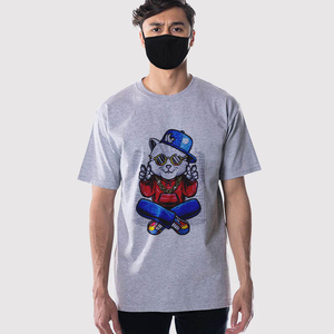 Camisetas de Hombre de Verano de Manga Corta con Cuello Redondo 100% Algodón Casual Transpirable con Logotipo y Color Personalizados - Product Image 3