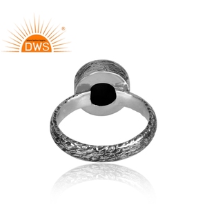 Venta caliente plata esterlina oxidada Mojave cobre Rosa ópalo turquesa piedra preciosa anillo apilable fabricante de joyería personalizada - Product Image 4
