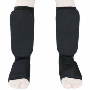 Protège-tibias en cuir écologique de haute qualité pour la boxe, le MMA, le Muay Thai, le kickboxing, entraînement, équipement de protection personnalisable - Product Image 6