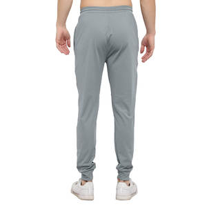 Pantalons de sport légers pour hommes en gros, pantalons de survêtement en coton personnalisés avec logo imprimé, pantalons décontractés en toile non tissée grande taille - Product Image 5