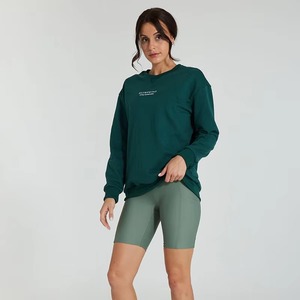 Sudadera de gran tamaño personalizada de alta calidad para mujer, ropa deportiva cómoda para yoga y fitness, Jersey informal para correr - Product Image 1