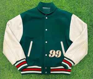 Customizable Vintage Varsity Letterman <b>Jacket</b> 100% Wool Reversible XS Embroidered 3D <b>Denim</b> Button Winter OEM Service Available - Product Image 3