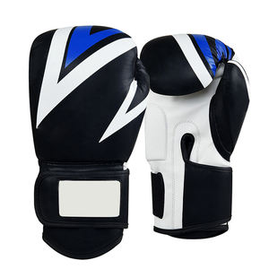 Gants de boxe professionnels en cuir véritable avec impression de logo entièrement personnalisés pour adultes Gants de boxe de marque privée à vendre - Product Image 1