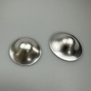 Anneaux en silicone pour protège-mamelons, perforés, respirants, trilaminés, argentés, réutilisables, pour l'<span class=keywords><strong>allaitement</strong></span>, gobelets d'<span class=keywords><strong>allaitement</strong></span> - Product Image 6