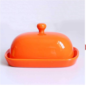 Plato de mantequilla de cerámica Premium de color melocotón, vajilla hecha a mano, más vendida, restaurante, eventos de boda, mesa, plato y plato de mantequilla - Product Image 5