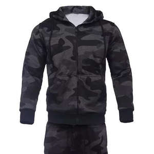 High Quality 100% Cotton Men's Outdoor Tracksuits Wholesale Solid <b>Colour</b> Fleece Pullover Sweater Sublimated Winter Sweat <b>Sets</b> - Product Image 4