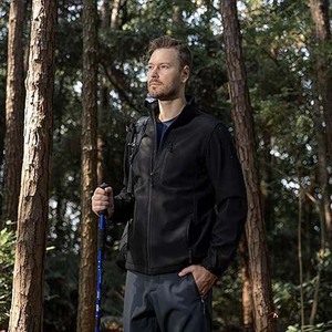 Chaqueta de Invierno Softshell para Hombre, para Deportes al Aire Libre, Escalada en Roca, Camping, Cuello Alto, Transpirable, Térmica, Cortavientos - Product Image 3