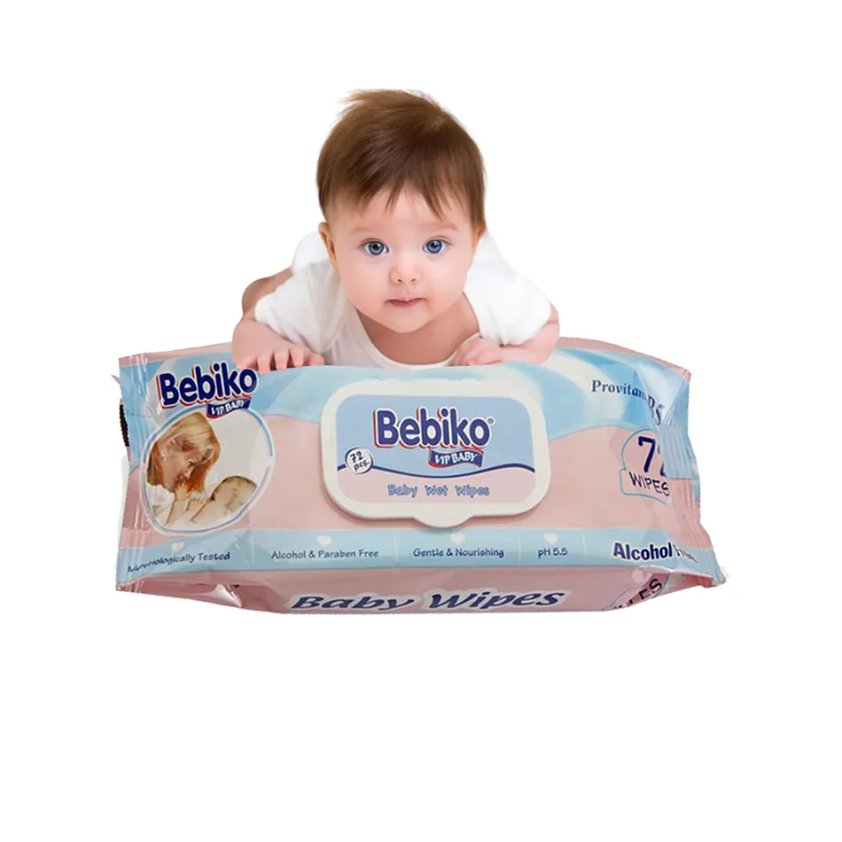 A granel fornecedor bebiko bebê premium toalhetes extra macio disponível no melhor preço vip
