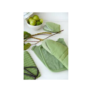 Dessous de plat de cuisine matelassé brodé 100% coton résistant à la chaleur gris foncé de luxe durable OEM ODM Logo personnalisé fabriqué en Inde Porte-pot - Product Image 3