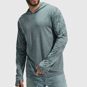 Sudadera con Capucha de Protección Solar UPF para Hombre, Camisas de Manga Larga con Bolsillos, Chaqueta Ligera, Sudaderas Ligeras para Hombre - Product Image 3