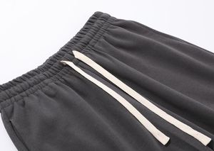 Pantalones Deportivos de Algodón Grueso Personalizables con Estilo de Frente Plano para Hombre - Product Image 2