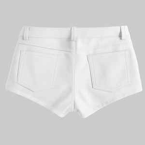 กางเกงขาสั้นขนาดเล็กทำจากโพลีเอสเตอร์ทำด้วยมือมีหกกระเป๋าสำหรับผู้หญิงกางเกงขาสั้นลายจุดระบายอากาศได้แบบลำลอง - Product Image 4