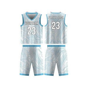 Maillot de basket-ball personnalisé, uniforme de basket-ball universitaire brodé - Product Image 4