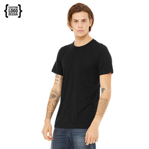 T-shirt régulier pour hommes Workout Running CVC Cotton Jersey Solid Quick Dry T Shirts - Product Image 5
