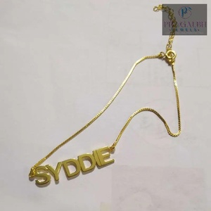 จี้สร้อยคอสแตนเลสชุบทอง18K ตามสั่งเครื่องประดับแฟชั่นสำหรับของขวัญขายส่งสำหรับสร้อยข้อมือเสน่ห์ละเอียด - Product Image 4