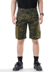 Vente chaude hommes 100% coton Cargo Shorts grande taille confortable multi-poches respirant séchage rapide été vêtements de sport de plein air - Product Image 4