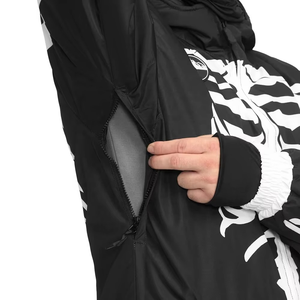 Combinaison de ski thermique unisexe, coupe-vent, imperméable, respirante, isolée - Ensemble veste et pantalon avec fermeture éclair en tissu Tex pour conditions froides - Product Image 4