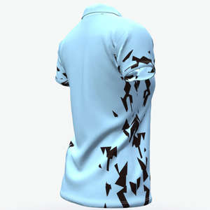 Haut de sport athlétique haute performance pour femme, en polyester tricoté uni, avec broderie personnalisée et impression, style golf, mode - Product Image 3