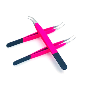 Punta de fibra pinzas para pestañas juego de pinzas para pestañas punta de fibra - Product Image 2