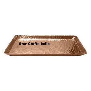 Factory Outlet Tres piezas Eid Golden Fruit Juegos de bandejas decorativas Bandeja rectangular de acero inoxidable europeo para servir - Product Image 6
