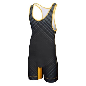 Faible MOQ, maillots de lutte personnalisés pour hommes, nouveau design, fabriqués au Pakistan - Product Image 6