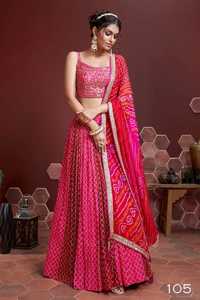 2022ออกแบบใหม่ lehenga choli ที่มีคุณภาพที่ดีที่สุดเทศกาลงานแต่งงานปาร์ตี้สวมใส่ใหม่ล่าสุดล่าสุดผ้าตาข่ายเย็บปักถักร้อยลำดับงานสมัยใหม่ - Product Image 4
