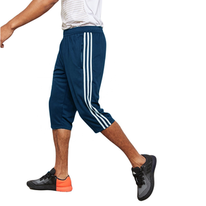 กางเกงขาสั้นสำหรับผู้ชายกางเกงสำหรับฤดูร้อนกางเกง2023ผ้าไนลอนยาว3/4ระบายอากาศได้ดีแห้งเร็วสีดำสำหรับผู้ชาย - Product Image 4