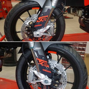 Adesivo Protettivo 3D per Sella Moto Ducati Multistrada V2s 2022, Decalcomania Serbatoio Personalizzata Compatibile con il Modello 2022 - Product Image 1