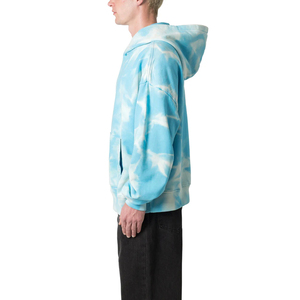เสื้อฮู้ดดี้ผู้ชายสไตล์วินเทจ ล้างสีแบบ Acid Wash ผ้าฝ้าย 100% ทรงโอเวอร์ไซส์ รับผลิตแบบ OEM/ODM ออกแบบตามสั่ง ย้อมสีพื้น ปักโลโก้ตามต้องการ - Product Image 3