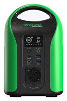 PATONA Premium Powerstation Outdoor 300W 283Wh PD60W USB5V/3A DC12V/5A DC5525 19.2Ah Li-Ion Batterie 2.5kg pour Voyage