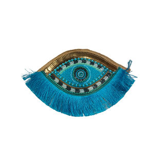 Bolso de hombro plisado de moda de alta calidad para mujer, sólido de la India Color, Asa con cuentas, cierre de cremallera, longitud larga, precio al por mayor - Product Image 4