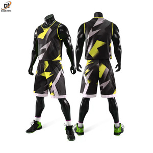 Uniforme de baloncesto hecho a medida de calidad superior secado rápido nuevo estilo técnica de sublimación XS a conjuntos transpirables de talla grande - Product Image 3