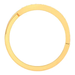 Anillo de Oro Sólido de 18K con Diamantes Engastados en Pavé, Bañado en Rodio, Anillos de Boda Modernos para Mujer (Bicolor Blanco/Amarillo/Oro Rosa) - Product Image 6