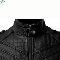 Nouvelle veste formelle en cuir véritable et toile pour homme, fabriquée en usine, prix abordable, imperméable, mode hiver, cuir pur